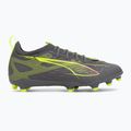 Buty piłkarskie dziecięce PUMA Ultra 5 Pro FG/AG Jr matte aged silver/yellow alert/sun struck 2