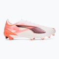 Buty piłkarskie męskie PUMA Ultra 5 Ultimate FG puma white/puma black/glowing red 2