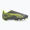 Buty piłkarskie dziecięce PUMA Ultra 5 Play FG/AG Jr matte aged silver/yellow alert/puma aged silver 2