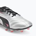 Buty piłkarskie męskie PUMA King Pro FG/AG puma silver/puma black/sun struck/puma white 7