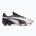 Buty piłkarskie męskie PUMA King Ultimate FG/AG puma silver/puma black/sun struck/puma white 2
