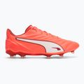 Buty piłkarskie męskie PUMA King Pro FG/AG glowing red/puma white/red fire 2