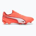 Buty piłkarskie męskie PUMA King Ultimate FG/AG glowing red/puma white/red fire 2