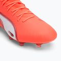 Buty piłkarskie męskie PUMA King Ultimate FG/AG glowing red/puma white/red fire 7