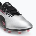 Buty piłkarskie męskie PUMA King Match FG/AG puma silver/puma black/sun struck/puma white 7