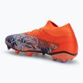 Buty piłkarskie męskie PUMA Future 8 Match Creativity FG/AG orange poppy/black/dark amethyst/electric peppermint 3