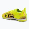 Buty piłkarskie dziecięce PUMA Future 8 Play TT + Mid yellow alert/ puma black/ sun struck 3