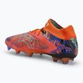 Buty piłkarskie męskie PUMA Future 8 Ultimate Creativity FG orange poppy/dark amethyst/electric peppermint/black 3