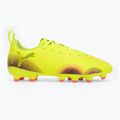 Buty piłkarskie dziecięce PUMA Future 8 Play FG/AG Jr yellow alert/puma black/sun struck 2