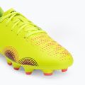 Buty piłkarskie dziecięce PUMA Future 8 Play FG/AG Jr yellow alert/puma black/sun struck 7