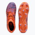 Buty piłkarskie dziecięce PUMA Future 8 Match Creativity FG/AG Jr orange poppy/puma black/dark amethyst 10