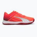 Buty do piłki ręcznej PUMA Accelerate Turbo glowing red/white/dark crimson/black 2