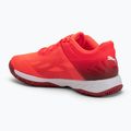 Buty do piłki ręcznej PUMA Accelerate Turbo glowing red/white/dark crimson/black 3