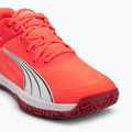 Buty do piłki ręcznej PUMA Accelerate Turbo glowing red/white/dark crimson/black 7