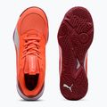 Buty do piłki ręcznej dziecięce PUMA Accelerate Jr glowing red/white/dark crimson/black 10