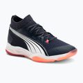 Buty do piłki ręcznej męskie PUMA Eliminate Nitro SQD parisian night/puma white/glowing red