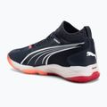 Buty do piłki ręcznej męskie PUMA Eliminate Nitro SQD parisian night/puma white/glowing red 3