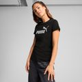Koszulka damska PUMA ESS Metallic No. 1 Logo Tee puma black/metallic silver 3