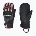 Rękawice narciarskie dziecięce ZIENER Luron Aquashield PR Mitten black/pink vani