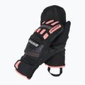Rękawice narciarskie dziecięce ZIENER Luron Aquashield PR Mitten black/pink vani