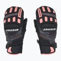 Rękawice narciarskie dziecięce ZIENER Luron Aquashield PR Mitten black/pink vani 3