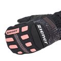 Rękawice narciarskie dziecięce ZIENER Luron Aquashield PR Mitten black/pink vani 4