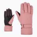 Rękawice narciarskie damskie ZIENER Kisar Aquashield rose blossom