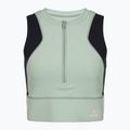 Longsleeve termiczny damski BOGNER FIRE+ICE Caia 1/4 Zip eucalyptus