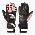 Rękawice narciarskie dziecięce Ziener Lanus-Z AS PR black/pink vanilla