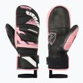 Rękawice narciarskie dziecięce Ziener Lopaki-Z AS PR Mitten black/pink vanilla