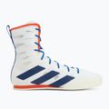 Buty bokserskie adidas Box Hog 4 white/navy 2