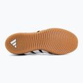 Buty bokserskie męskie adidas Box Hog Wide black/white 4
