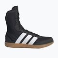 Buty bokserskie męskie adidas Box Hog Wide black/white 2