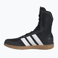 Buty bokserskie męskie adidas Box Hog Wide black/white 3