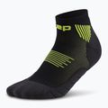 Skarpety kompresyjne damskie CEP Run Low Cut 5.0 black/lime 2