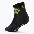 Skarpety kompresyjne damskie CEP Run Low Cut 5.0 black/lime 3