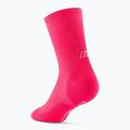 Skarpety kompresyjne damskie CEP Run Mid Cut 5.0 pink 3