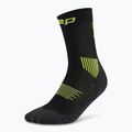 Skarpety kompresyjne damskie CEP Run Mid Cut 5.0 black/lime 2