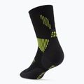 Skarpety kompresyjne damskie CEP Run Mid Cut 5.0 black/lime 3