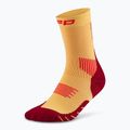 Skarpety kompresyjne damskie CEP Run Mid Cut 5.0 marigold/burgundy 2