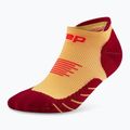 Skarpety kompresyjne męskie CEP Run No Show 5.0 marigold/burgundy 2