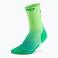 Skarpety kompresyjne męskie CEP Run Edt. Gradient Mid Cut Compression 5.0 green/lime fade 2