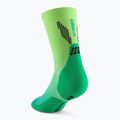 Skarpety kompresyjne męskie CEP Run Edt. Gradient Mid Cut Compression 5.0 green/lime fade 3