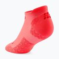 Skarpety damskie CEP Ultralight No Show 4.0 neon coral/red 3