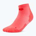 Skarpety kompresyjne męskie CEP Ultralight Low Cut 4.0 neon coral/red 2