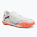 Buty piłkarskie damskie PUMA Future 8 Match Low TT puma white/puma black/glowing red