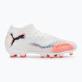 Buty piłkarskie dziecięce PUMA Future 8 Pro FG/AG Jr puma white/puma black/glowing red 2
