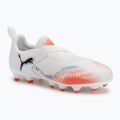 Buty piłkarskie dziecięce PUMA Future 8 Match LL FG/AG Jr puma white/puma black/glowing red
