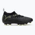 Buty piłkarskie dziecięce PUMA Future 8 Match FG/AG Jr puma black/fizzy light/green terrain 2