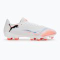 Buty piłkarskie męskie PUMA Future 8 Play FG/AG puma white/puma black/glowing red 2